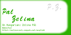 pal zelina business card